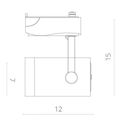 Трековый светильник Arte Lamp Preciso A6107PL-1BK