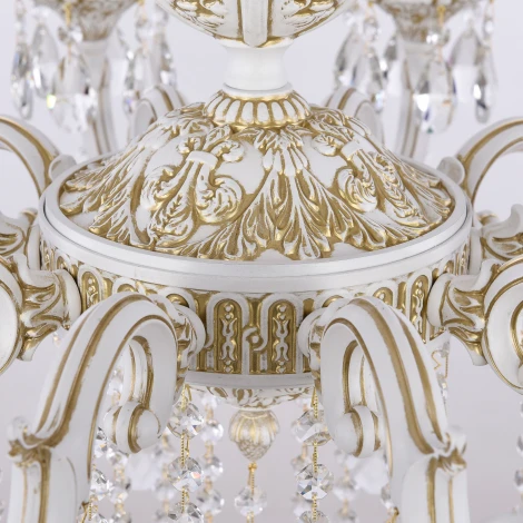 Подвесная люстра Bohemia AL7801 AL78101/10/250 B WMG (220V, хрусталь, свеча)