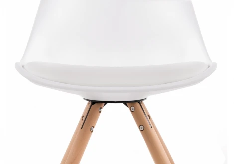 Обеденный стул Woodville Bonito белый 11326