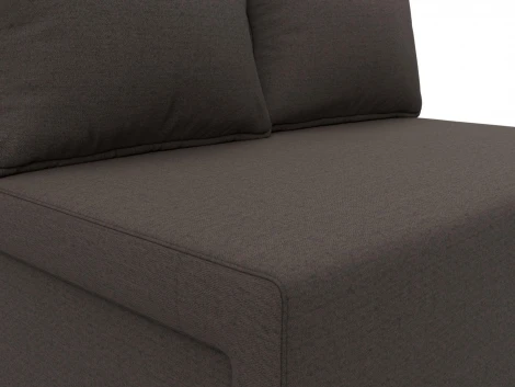 Диван прямой Лагуна (Коричневый/Рогожка) Лига Диванов арт.125931