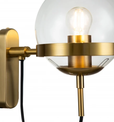 Бра настенное Faccetta V000108 (13005/1W Bronze) (220V, шар)