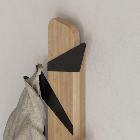 Вешалка для одежды ALESTA HANGER LEVE (ЛДСП/Дуб) арт.LEV01089