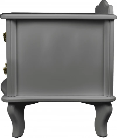 Тумбочка Джульетта 2 ящ. серый ясень Л Mebelik арт.008986