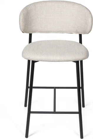 Стул полубарный Top Concept Adele, ткань, светло-серый