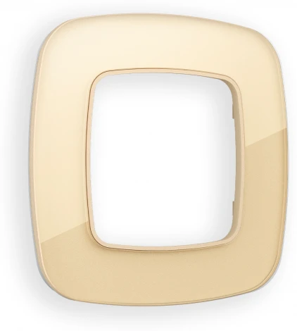 Рамка Ambrella Volt OMEGA Radian (Шампань Стекло органическое) 1-ая OF320601