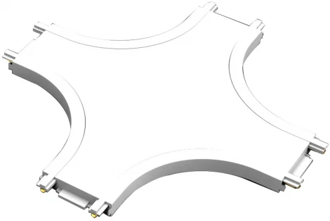 Соединитель X-образный для магнитного шинопроводаImex UT25 IL.0007.3004 WH Imex (48V)