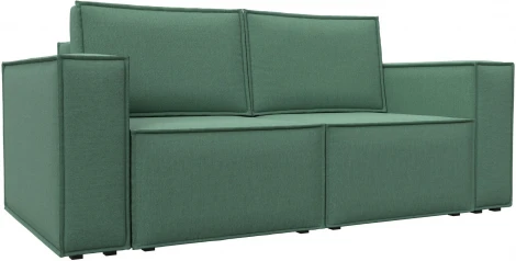 Диван прямой Куба мини (Зеленый/Рогожка) Лига Диванов арт.121893