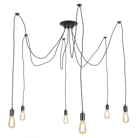 Подвесная люстра Lussole Lgo Shirley LSP-8172 (220V, на проводе, паук, IP21)