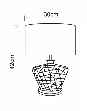 Интерьерная настольная лампа Arte Lamp Caligostro A4525LT-1CC
