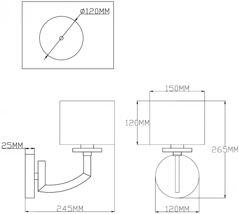 Бра Moderli Saudy V2591-1W