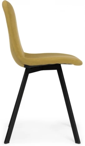 Стул Агот горчичный / черный каркас 464862 Woodville