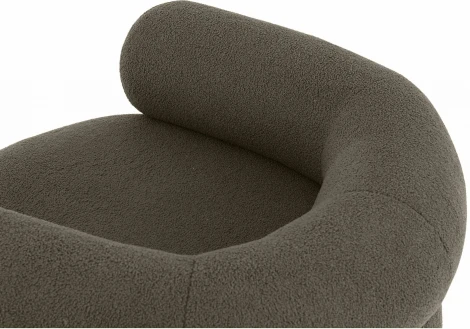 Кресло Tirella вращающееся ОГОГО (арт.833535), (Искусственный мех/Коричневый)