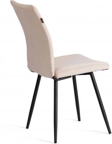 Стул обеденный Monte Carlo Tetchair (Флок/Бежевый,Черный) арт.24792