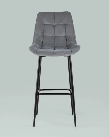 Стул барный Stool Group Флекс велюр серый УТ000025268