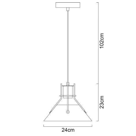 Подвесной светильник Arte Lamp Stark A9347SP-1BK