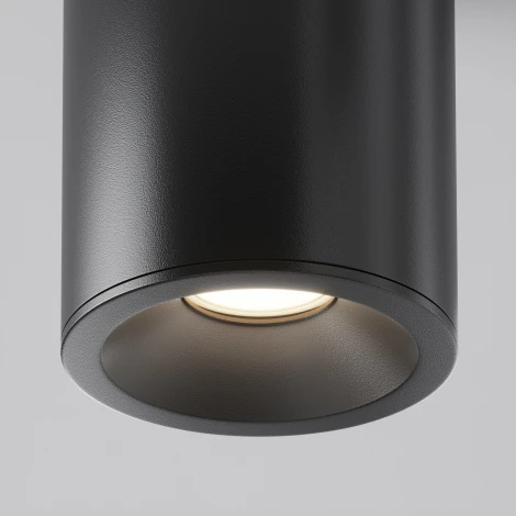 Потолочный светильник Zoom GU10 1x50Вт IP 65 Maytoni Technical C029CL-01B (220V, круглые)
