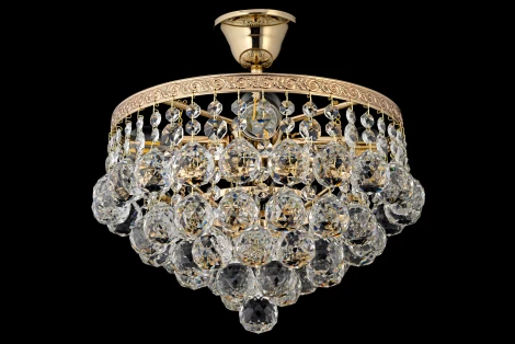 Потолочная люстра буше Arti Lampadari Castellana E 1.3.30.501 G (220V, хрусталь)