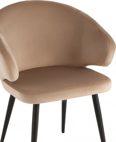 Стул с подлокотниками Codo велюр капучино Stool Group (арт.УТ000039136)