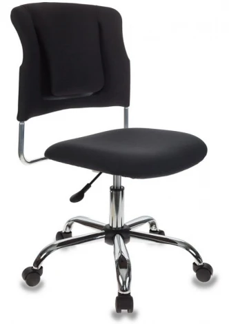 Кресло Бюрократ CH-322SXN черный 26-28 крестовина металл хром