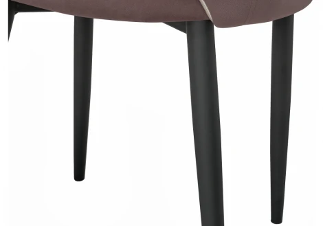 Стул Woodville на металлокаркасе Vener light purple / black 15113