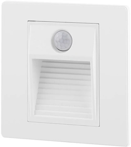 Встраиваемая подсветка для лестниц и ступеней Denkirs Sensor DK1020-WH (220V, датчик движения)