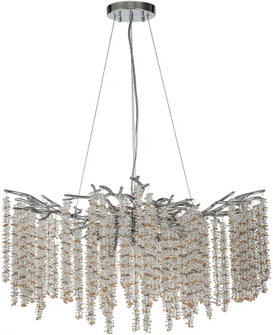 Подвесная люстра 12042/10P Chrome Indigo Fruscio V000447