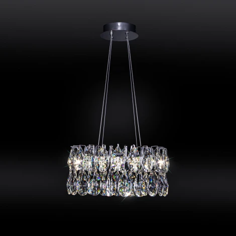 Подвесная люстра светодиодная Bogate's Marvel 90370/1 Strotskis (220V, хрусталь, на тросе)