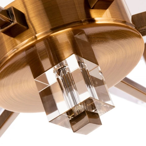 Подвесная люстра Arte Lamp North A5896LM-6PB (220V, на цепи, куб)