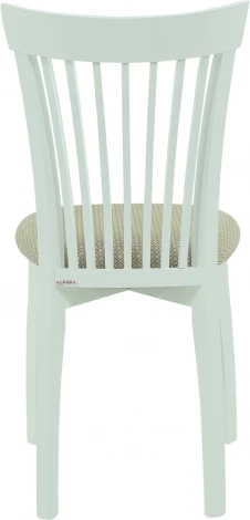 Стул Аврора Тулон, Эмаль белая/Шелк Атина