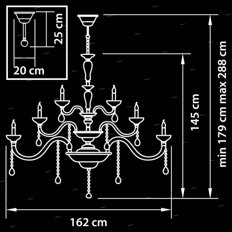 Подвесная люстра Osgona Artifici 719368