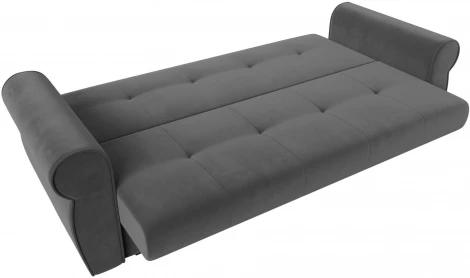 Диван-книжка Лига-019 (Серый/Велюр) Лига Диванов арт.118343