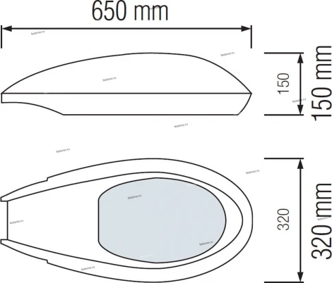 Светильник уличный консольный Horoz Vatan, 1 плафон, серый с прозрачным