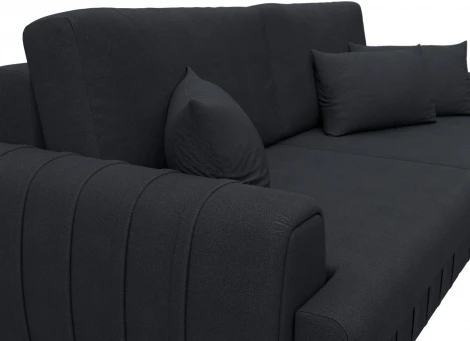 Диван прямой Лига-057 НПБ Лига Диванов (Замша) арт.129224