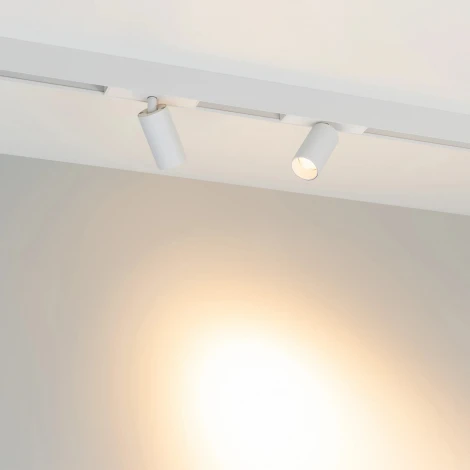 Трековый светильник магнитный MAG-SPOT-25-R65-5W Warm3000 (WH, 30 deg, 24V) (Arlight, IP20 Металл) 050074 (LED)