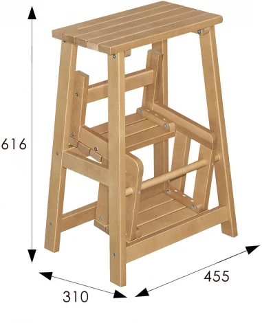 Табурет- стремянка бук от фабрики Mebelik