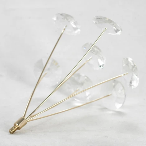 Люстра подвесная LSP-8461 (220V, хрусталь, на тросе, шар, IP21)