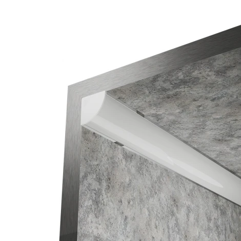 Профиль алюминиевый угловой, накладной серый 16х16х2000мм Wolta WAP WAP-S-16/16/2000-A