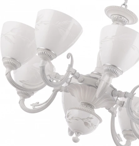 Подвесная люстра Arte Milano AM343659 343659/8 WT+SL (220V, на цепи)