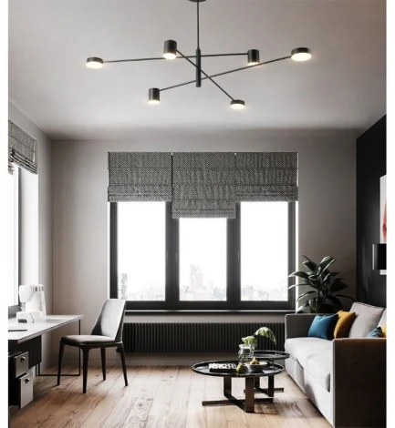 Потолочная люстра на штанге L'Arte Luce Gramma L42706.09 (LED, 220V, асимметрия)