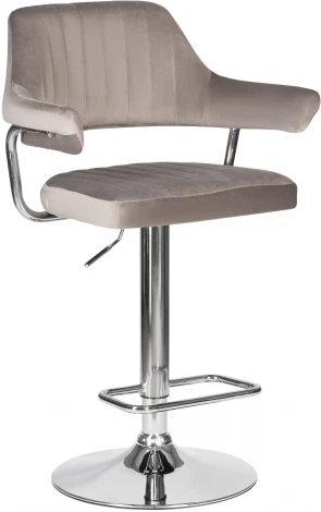 Стул барный DOBRIN CHARLY (серый велюр (MJ9-75))