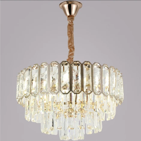 Подвесная люстра хрустальная Reluce 07070-0.4-400 FGD (220V, на цепи)