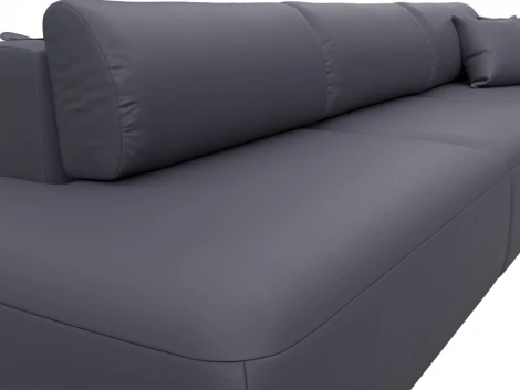 Диван прямой Лига-036 НПБ Модерн Лонг подлокотник справа Лига Диванов (Экокожа) арт.127693