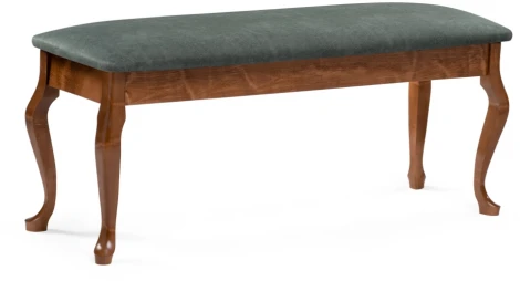 Банкетка Хиль орех / зеленая 515160 Woodville