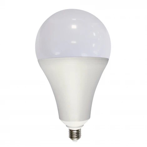 Лампа светодиодная, матовая, белый свет 4000K Volpe Norma LED-A160-65W/4000K/E27/FR/NR картон