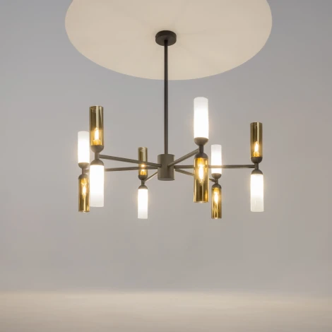 Потолочная люстра на штанге Maytoni Memory MOD177PL-12G (220V)