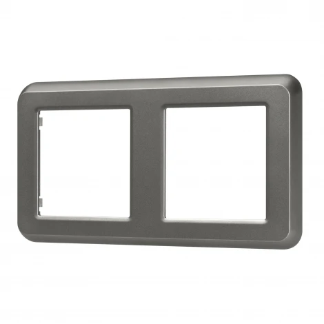 Рамка пластиковая FRM-VERSA-PL-2-GR (Arlight) 043780