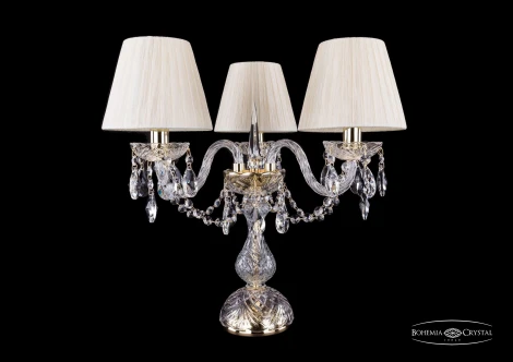 Интерьерная настольная лампа Bohemia 1406 1406L/3/141-39/G/SH33-160