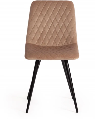 Стул CHILLY X (mod. 7096-1) ткань/металл, 45x53х88 см, высота до сиденья 50 бежевый barkhat 5/черный Tetchair 17248