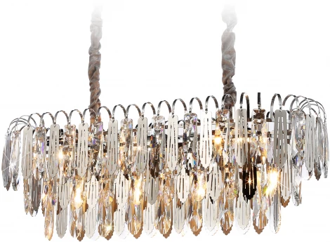 Подвесная люстра каскадная Ambrella TRADITIONAL TR5259 (220V, хрусталь, на цепи)