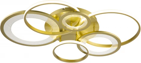 Люстра потолочная светодиодная Saturn 10248/6 LED*149W Gold